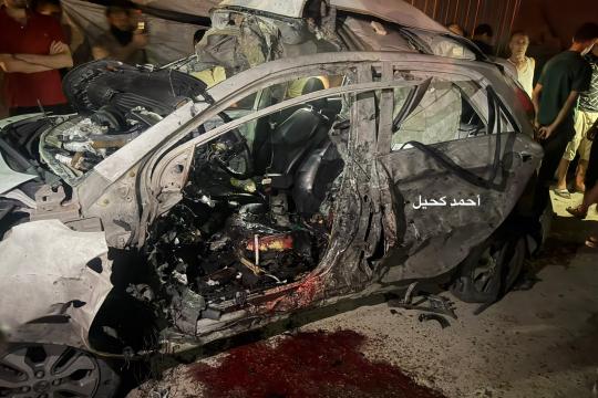 شهيد ومصابون في غارة إسرائيلية استهدفت مركبة بمنطقة الصفطاوي شمالي غزة