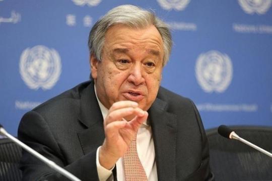 غوتيريش يدعو للتضامن مع الشعب الفلسطيني ويؤكد حقه في تقرير المصير