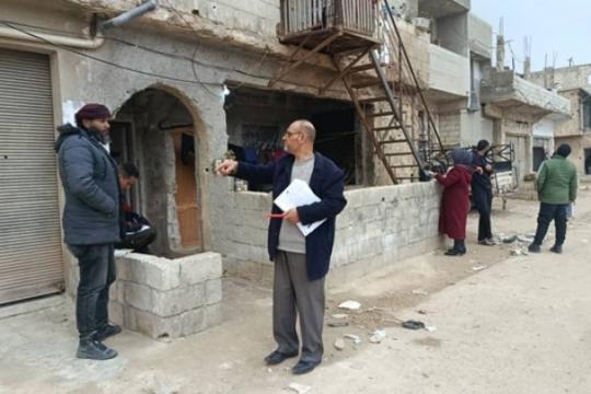 لجنة التنمية في مخيم درعا تبدأ تسجيل بيانات الأهالي ضمن الإحصاء السكاني الشامل