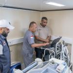 الطاقم الطبي الإندونيسي يواصل دعم الجرحى الفلسطينيين في المستشفى الإماراتي العائم بالعريش