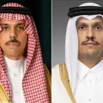 قطر والسعودية تبحثان أوضاع المنطقة ووقف إطلاق النار