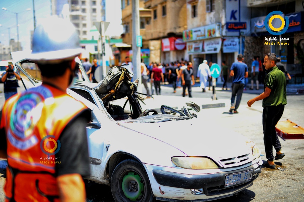 جيش الاحتلال يعلن اغتيال قيادي في الجهاد بعد استهداف سيارة مدنية غرب غزة