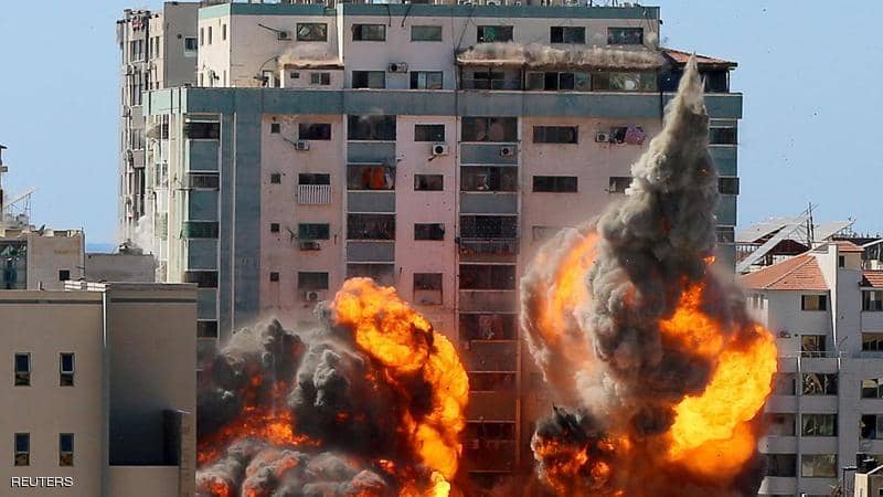 الأشغال لمصدر: تسليم مخططات 8 أبراج مدمرة للجانب المصري لإعادة إعمارها