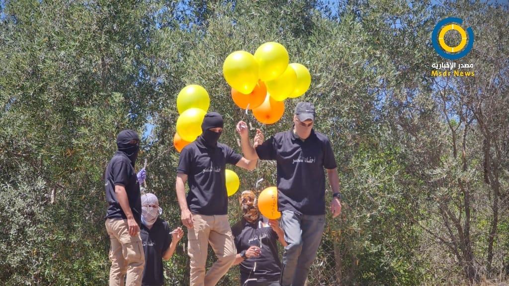 اشتباه باندلاع حريقين في مستوطنات غلاف غزة بفعل البالونات الحارقة
