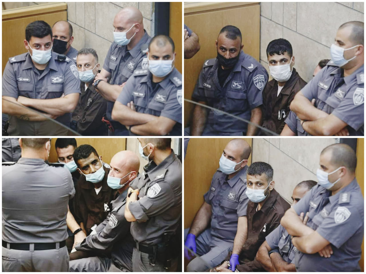 محكمة الاحتلال تستأنف محاكمة أسرى جلبوع الستة اليوم