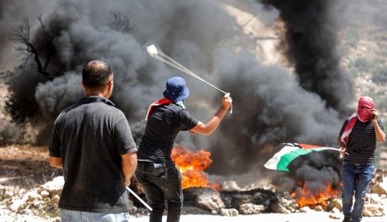 إصابة عشرات الفلسطينيين في مواجهات مع قوات الاحتلال في نابلس