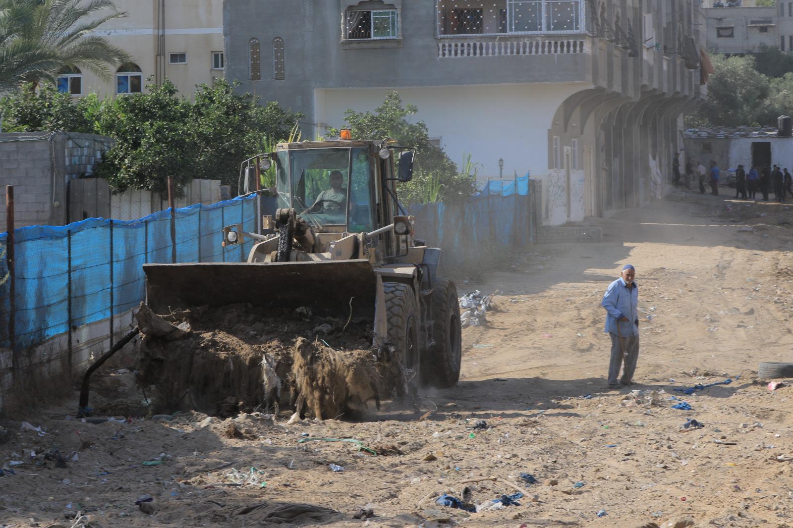 بعد جهود استمرت لعامين..بلدية غزة تفتتح امتداد شارع خليل الوزير" اللبابيدي"