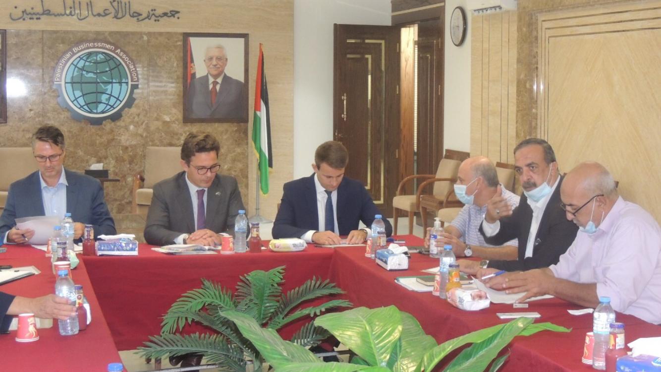 مؤسسات القطاع الخاص تبحث مع الاتحاد الأوروبي النهوض باقتصاد غزة
