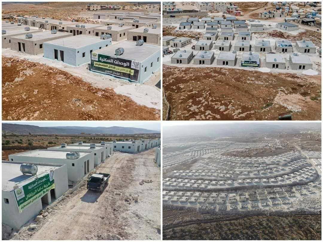 "يافا البرتقال".. قرية فلسطينية لإيواء اللاجئين السوريين بدل الخيام