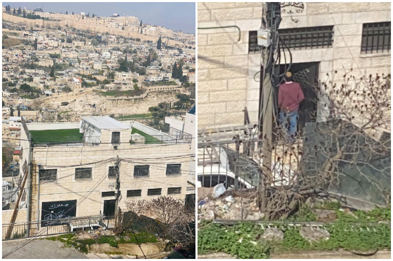 بالفيديو والصور ..مستوطنون يستولون على منزل في منطقة راس العامود