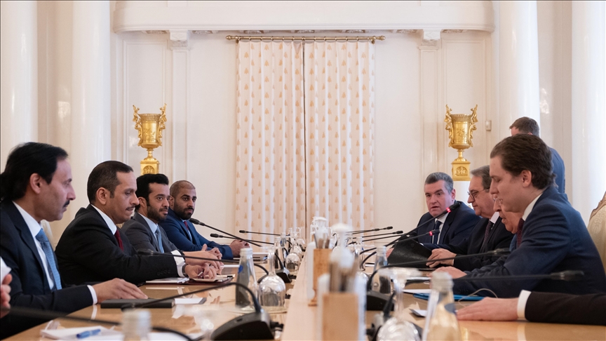 وزير الخارجية الروسي يستقبل نظيره القطري لبحث مستجدات الأوضاع في أوكرانيا