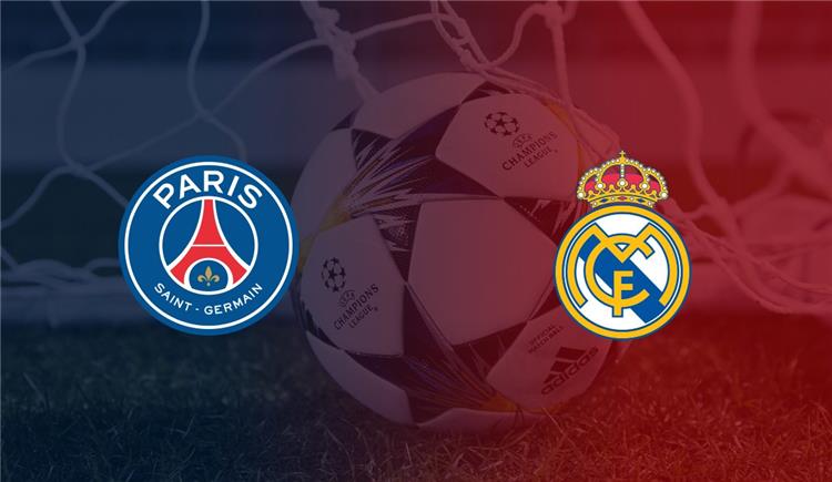 دقائق على انتهاء الشوط الثاني لمباراة باريس سان جيرمان وريال مدريد