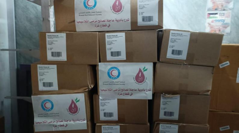 توفير دواء الدسفيرال الطارد للحديد لمرضى الثلاسيميا في غزة