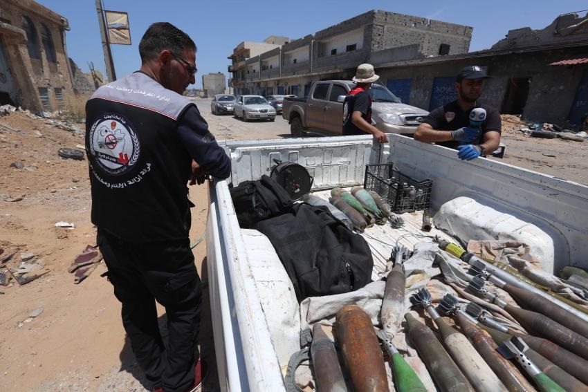 الألغام تقتل 130 شخصا منذ انتهاء القتال في ليبيا