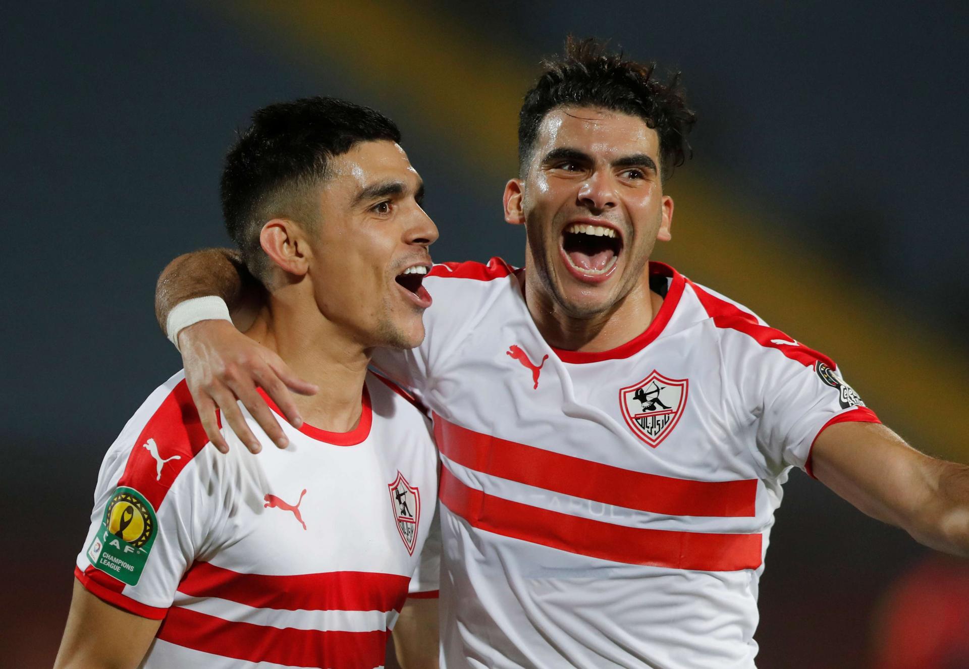 نادي الزمالك يهز شباك الترجي التونسي بثلاثية في أبطال أفريقيا