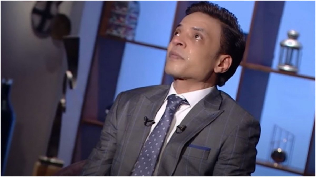 طارق الشيخ يتحدث باكيًا عن أسباب أزمته الصحية الأخيرة