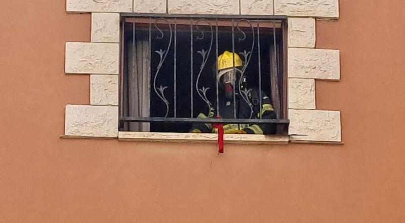 اندلاع حريق في شقة سكنية بمدينة عرابة