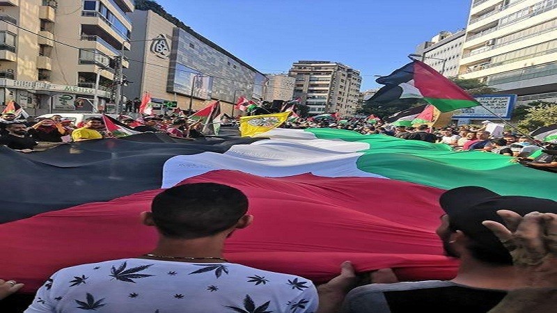 مسيرات حاشدة في لبنان تنديداً بالاعتداءات الإسرائيلية على القدس