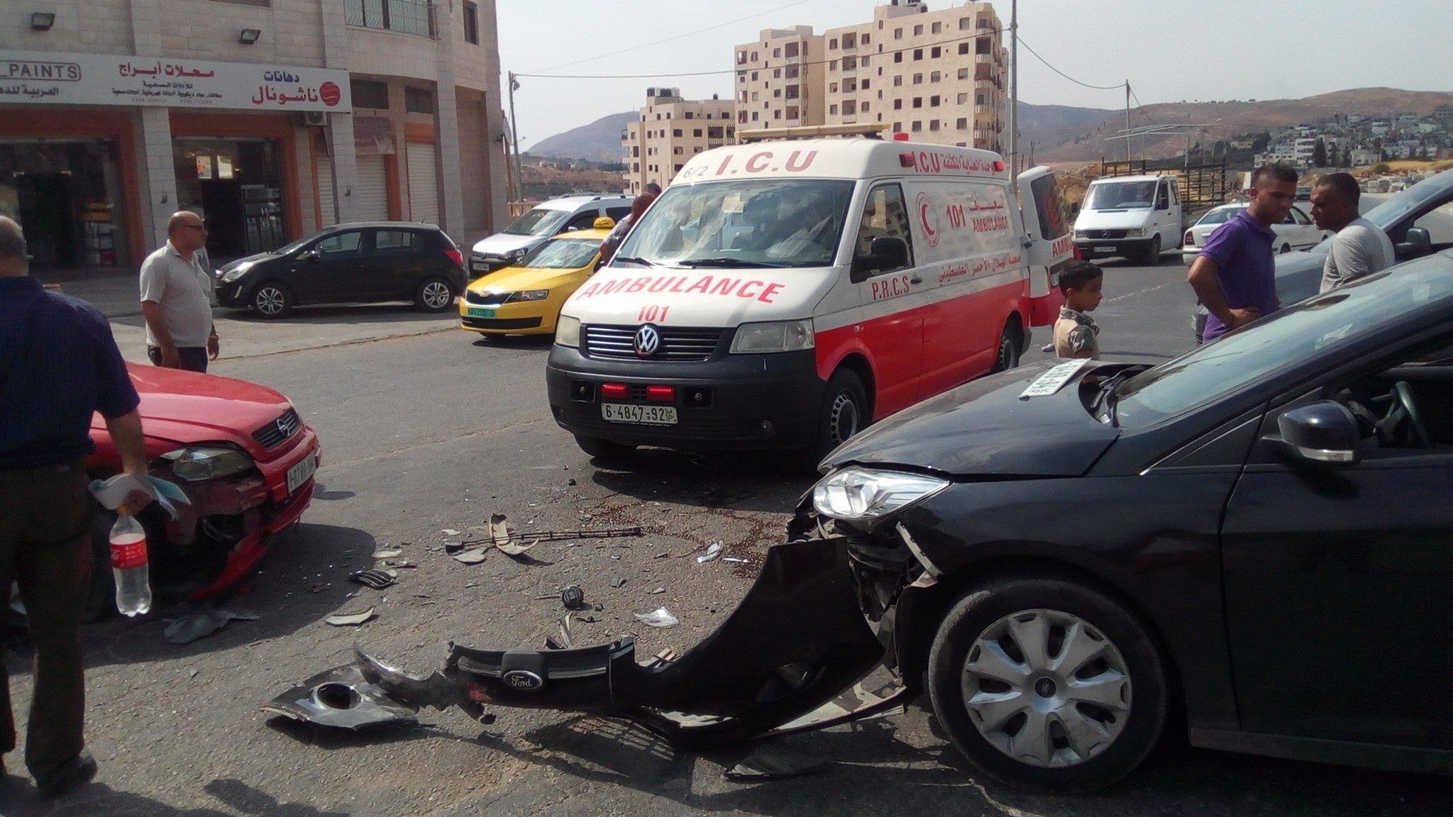 مرور غزة: 5 حوادث سير نتج عنها حالة وفاة و4 مصابين