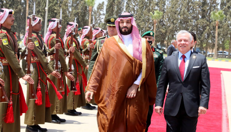 العاهل الأردني وولي العهد السعودي