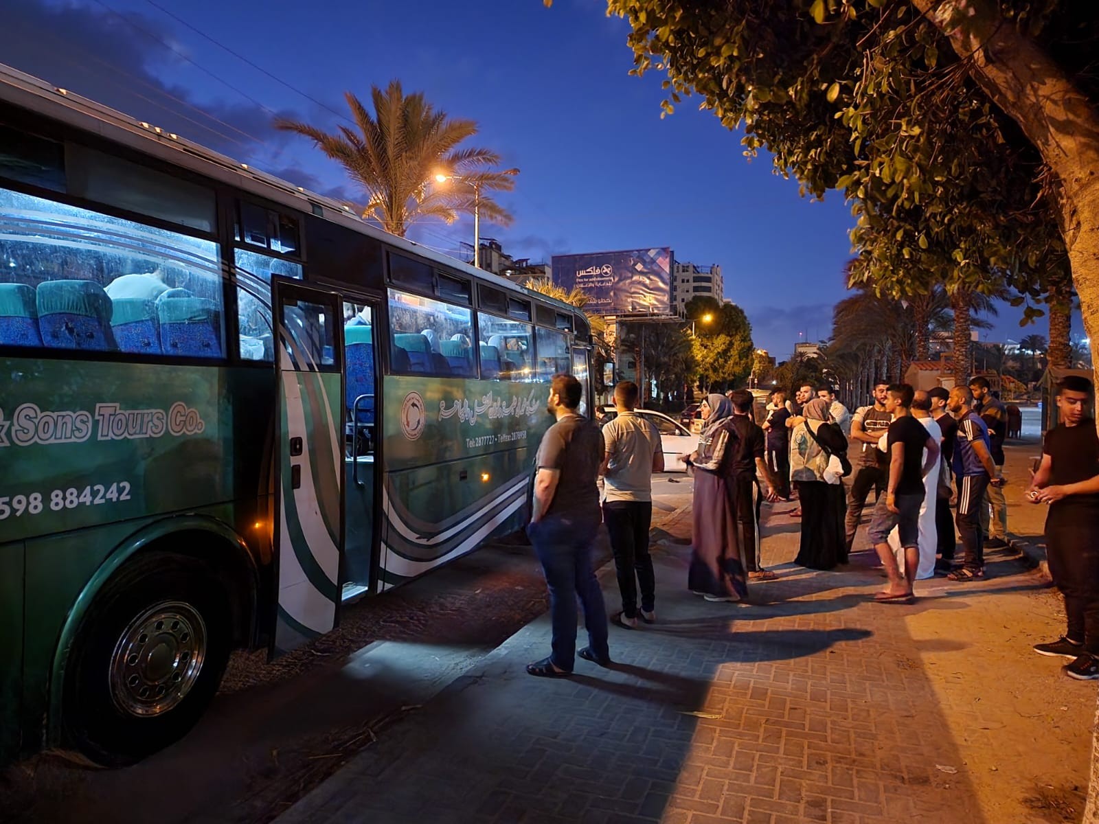 مغادرة الفوج الأول من حجاج غزة عبر معبر رفح