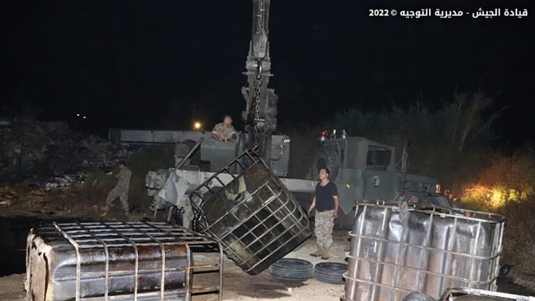 الجيش اللبناني يضبط عملية سرقة للنفط الخام من أنبوب العراق-لبنان