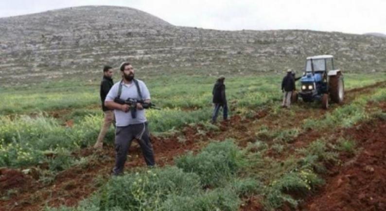 مستوطنون يقطعون أشجار زيتون شمال شرقي رام الله