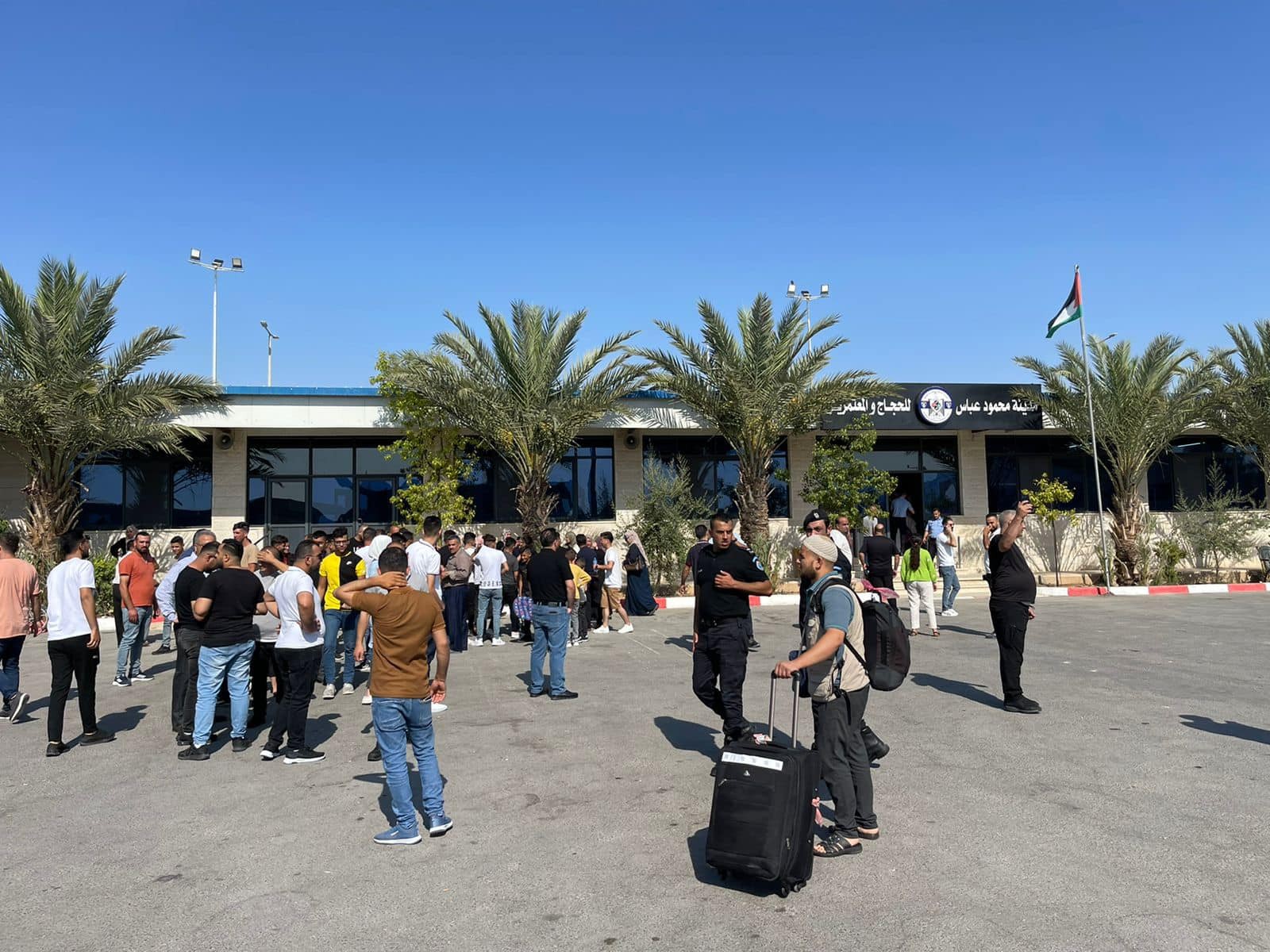 الفوج الأول من حجاج الضفة