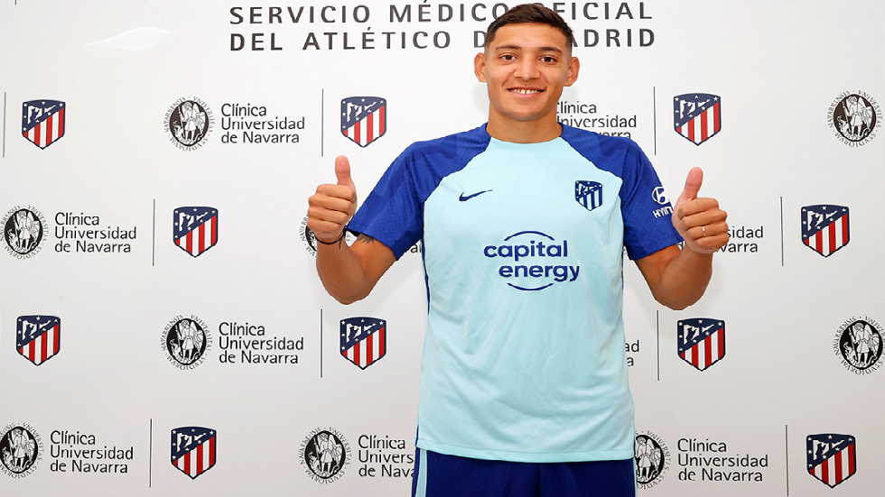 أتلتيكو مدريد يعلن إتمام صفقة ضم مولينا بنحو 15 مليون دولار