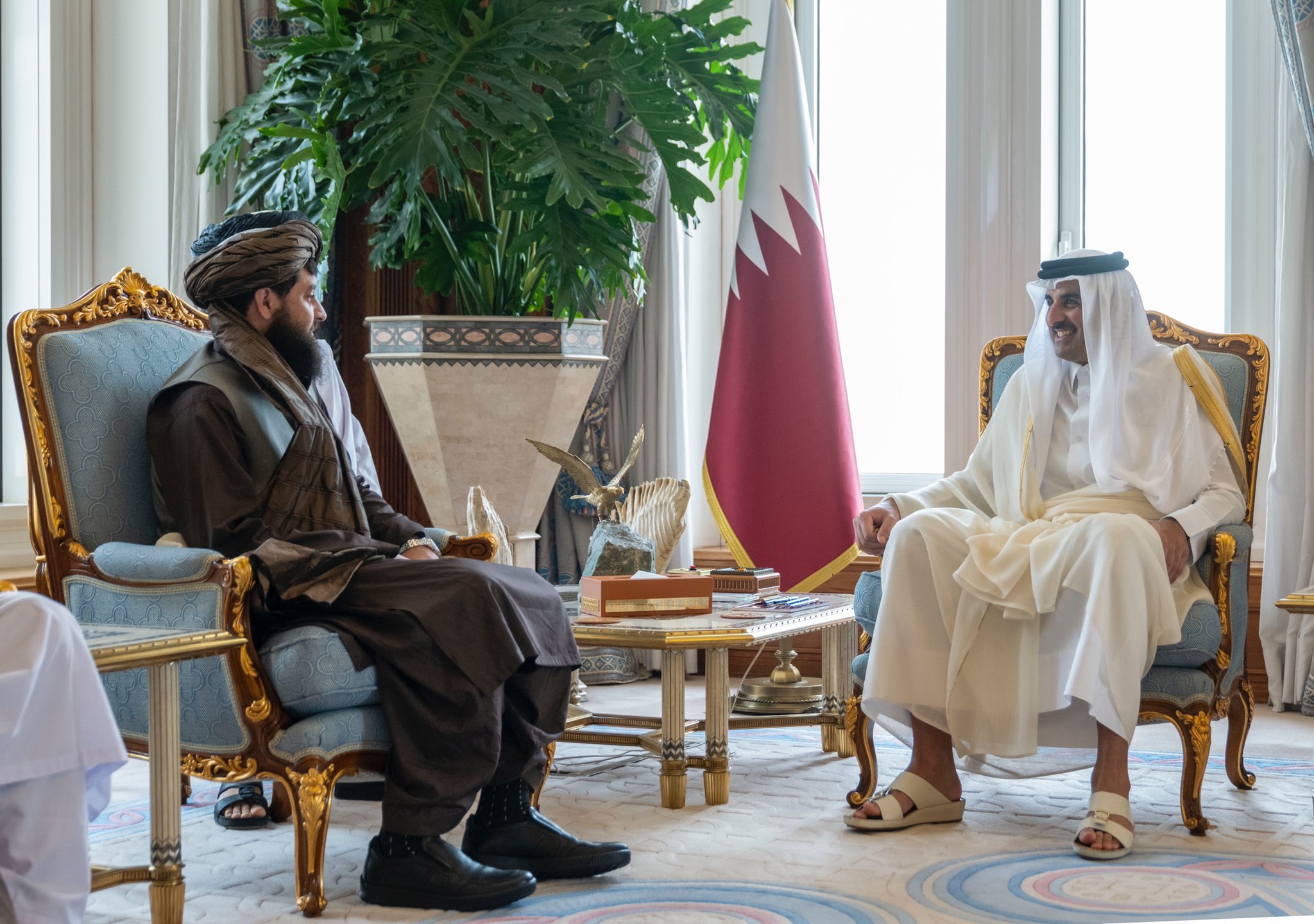 خلال لقائه بوزير الدفاع.. أمير قطر: من المهم تحقيق الاستقرار في أفغانستان