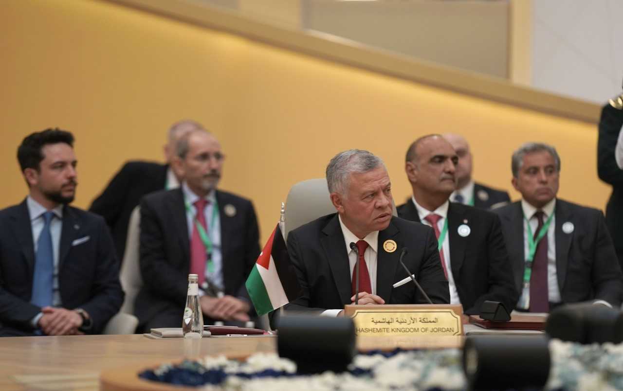 العاهل الأردني يدعو العالم لتحمل مسؤولياته لإنهاء الصراع العربي الإسرائيلي