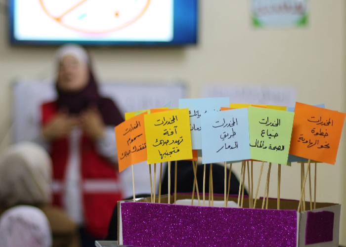 ورشة لمعالجة الإدمان بأوساط الفلسطينيين في سوريا