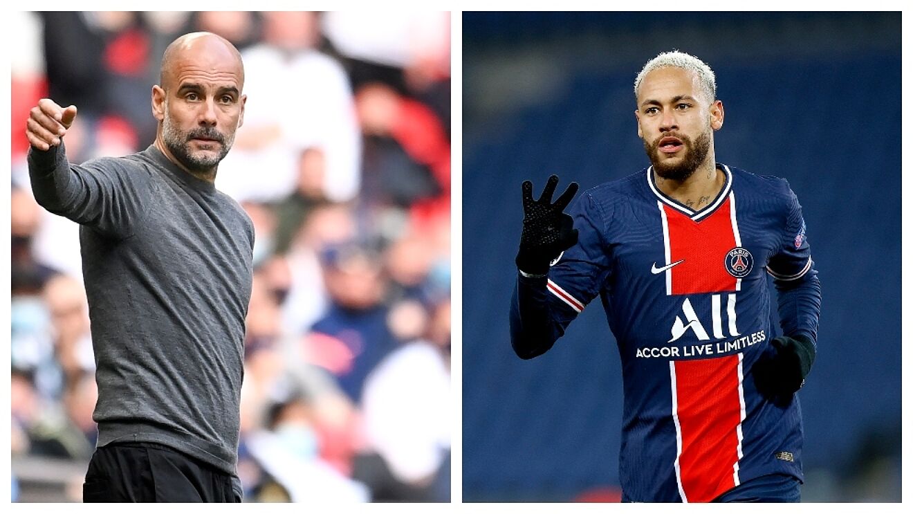 غوارديولا ينفي شائعات انضمام نيمار إلى مانشستر سيتي