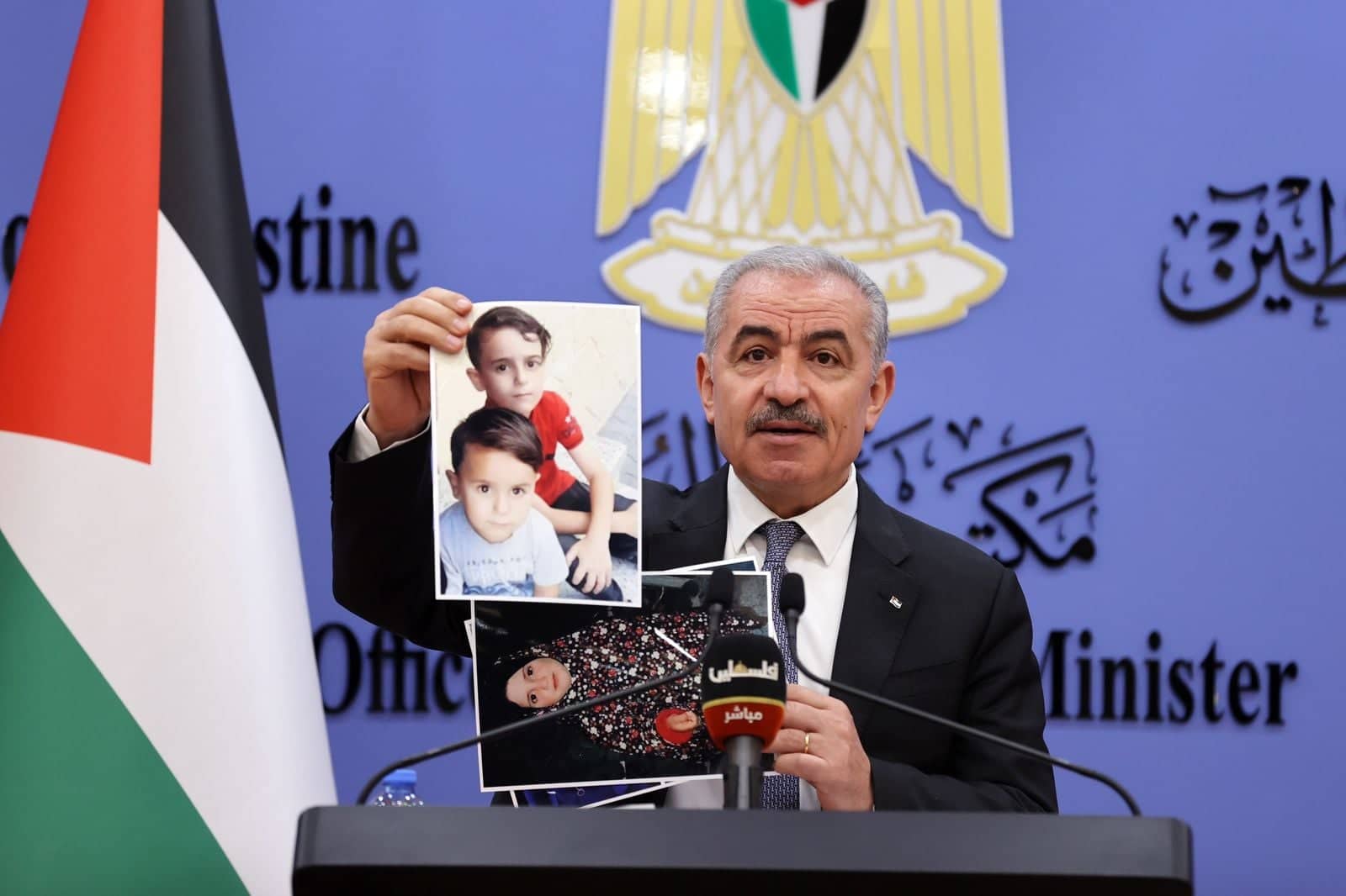 اشتية يُطالب بوقف العدوان على غزة وتوفير الحماية للشعب الفلسطيني
