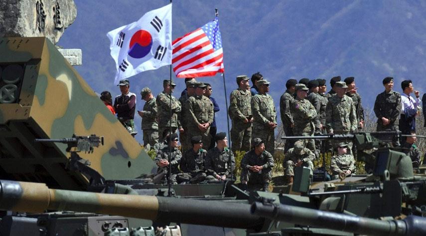 كوريا الجنوبية والولايات المتحدة تبدآن مناورات عسكرية تنتهي أول سبتمبر