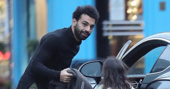 محمد صلاح وابنته كيان