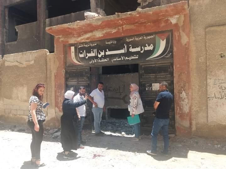 هيئة حقوقية فلسطينية تشيد بافتتاح أول مدرسة في مخيم اليرموك