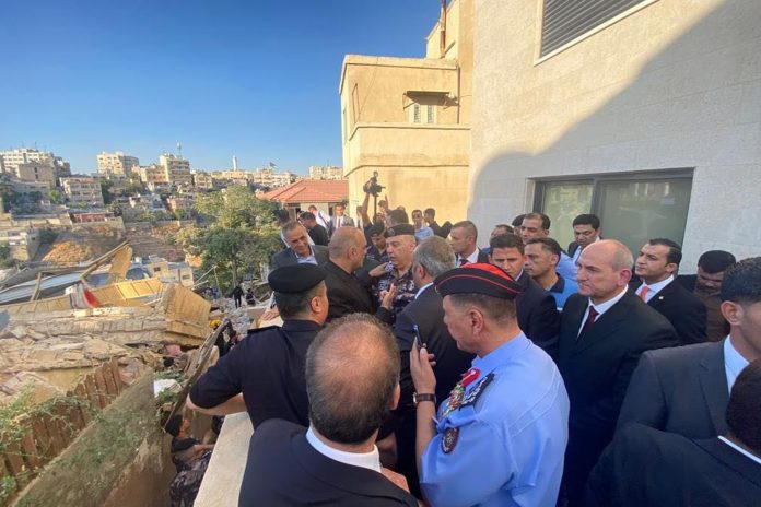 الأردن: وفاة شخص وإصابة آخرين جراء انهيار عمارة سكنية في منطقة اللويبدة