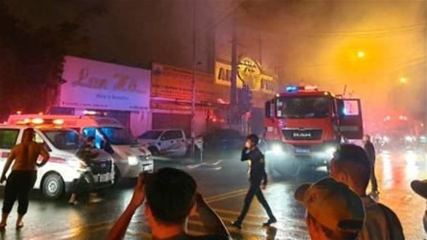 ارتفاع حصيلة ضحايا حريق حانة الكاريوكي في فيتنام إلى 32قتيلا