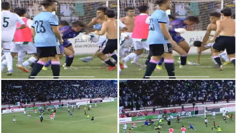 كأس العرب.. أحداث مؤسفة واشتباكات بالأيادي بمباراة الجزائر والمغرب