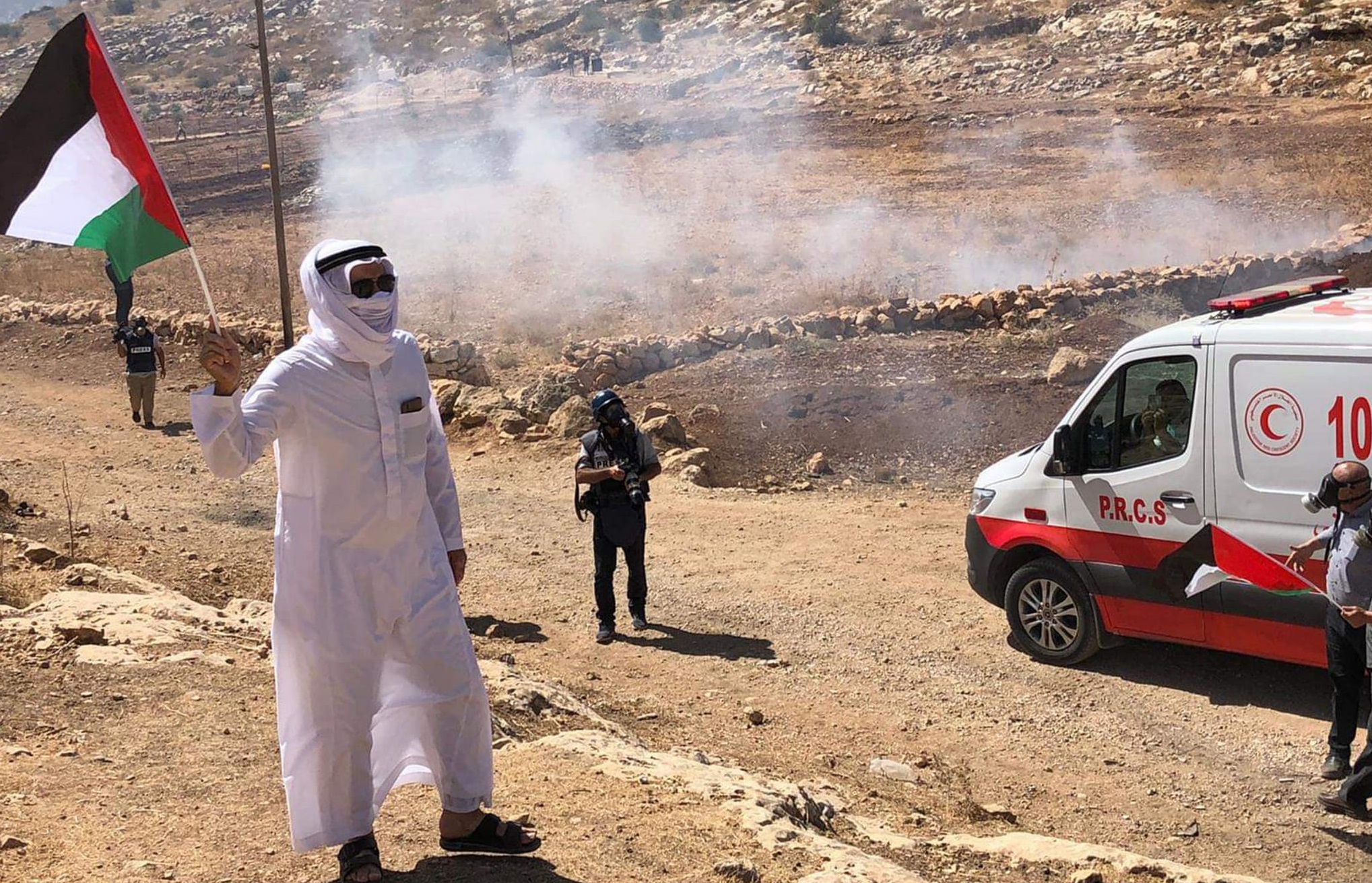 مصابون في مواجهات مع الاحتلال في بيت دجن وامرين بنابلس