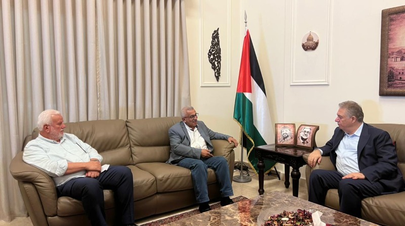 السفير دبور يستقبل النائب اللبناني أسامة سعد