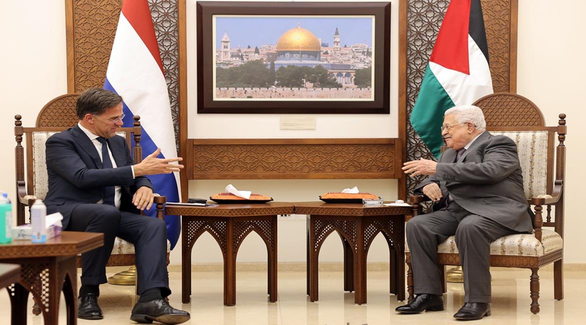 لتعزيز العلاقات الثنائية.. الرئيس عباس يستقبل رئيس الوزراء الهولندي
