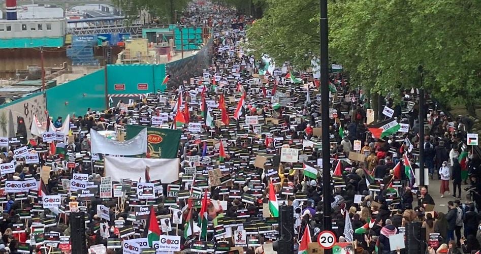 دعماً للفلسطينيين.. مسيرات في بروكسل تدعو لإنهاء حصار غزة