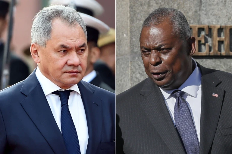 للمرة الثانية.. وزيرا الدفاع الروسي والأمريكي يبحثان أوضاع أوكرانيا