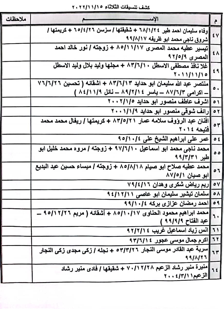 تنسيقات مصرية