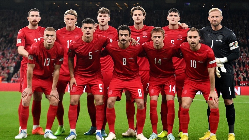 تشكيلة الدنمارك النهائية التي ستخوض نهائيات بطولة كأس العالم بقطر