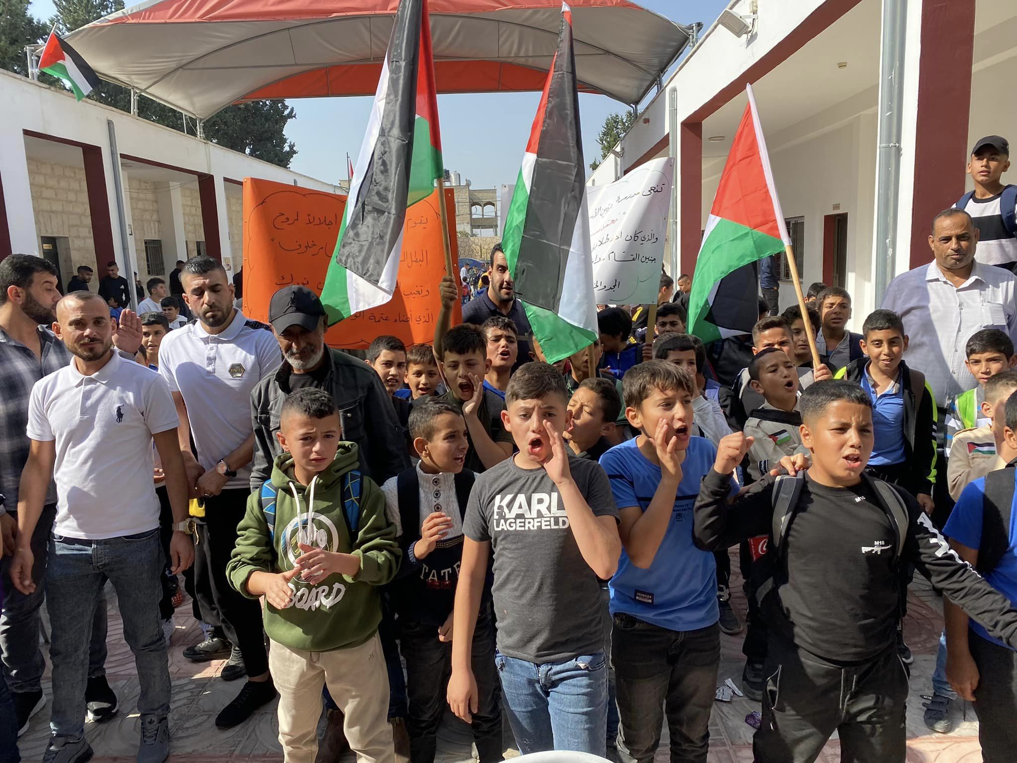 جنين: مسيرة في برقين تنديدًا بإعدام الطفل محمد خلوف