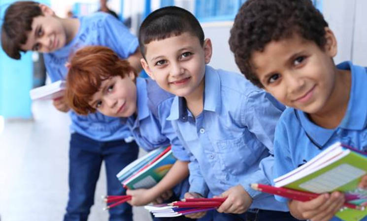 بدء الفترة الدراسية الثانية للطلبة في مدارس قطاع غزة