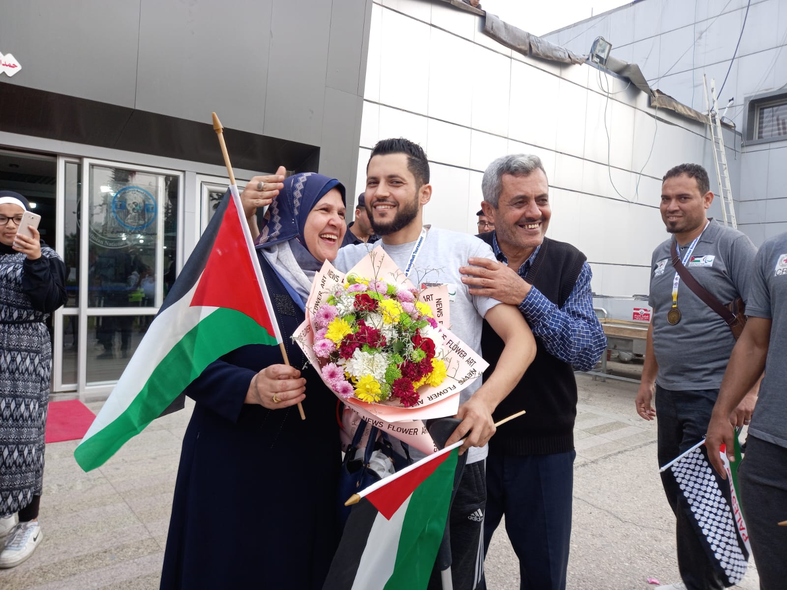 المنتخب الوطني لكرة السلة للكراسي المتحركة يعود إلى غزة
